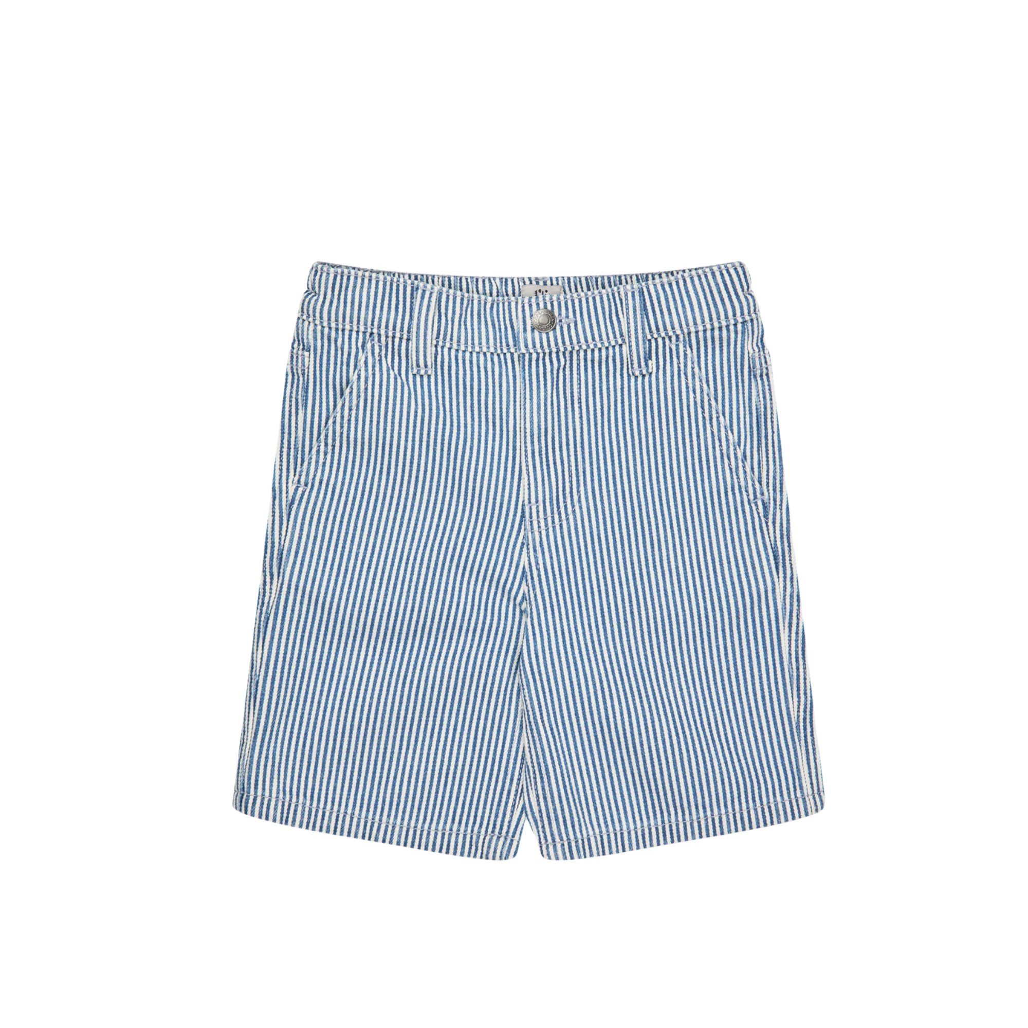 Stripe Twill Shorts | Denim Blue Stripe