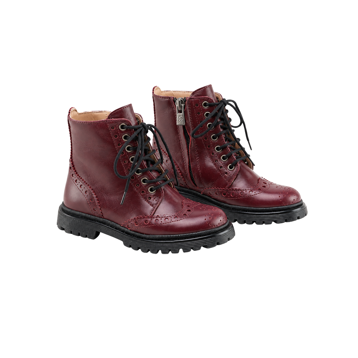Sibaritas Oxford Boots | Burgundy