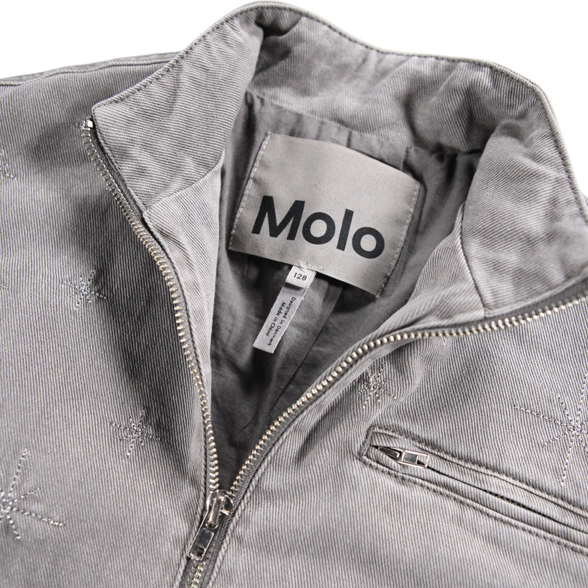 Hallie Bomber Jacket | Washed Grey