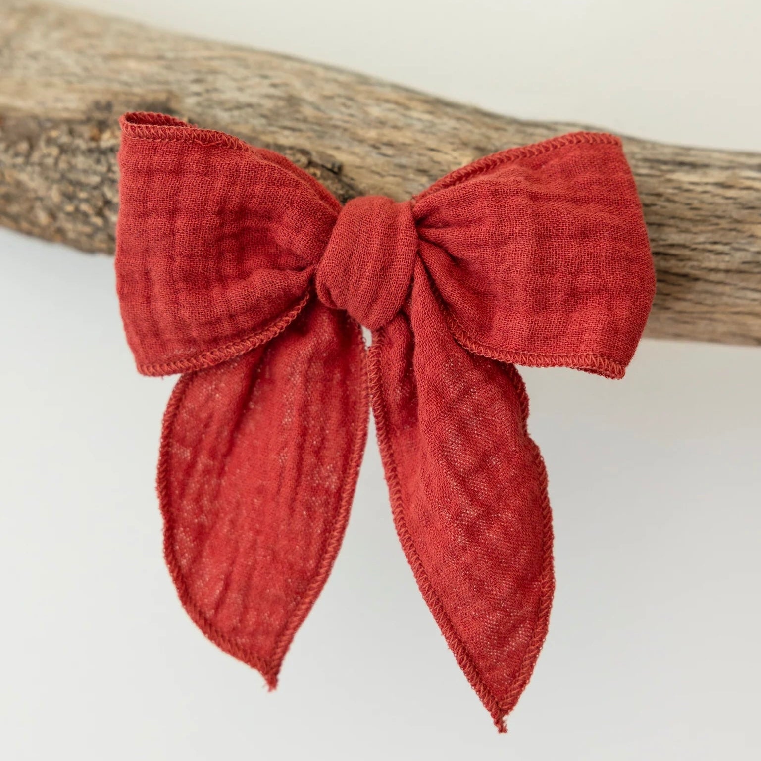Cotton Bow | Deep Red