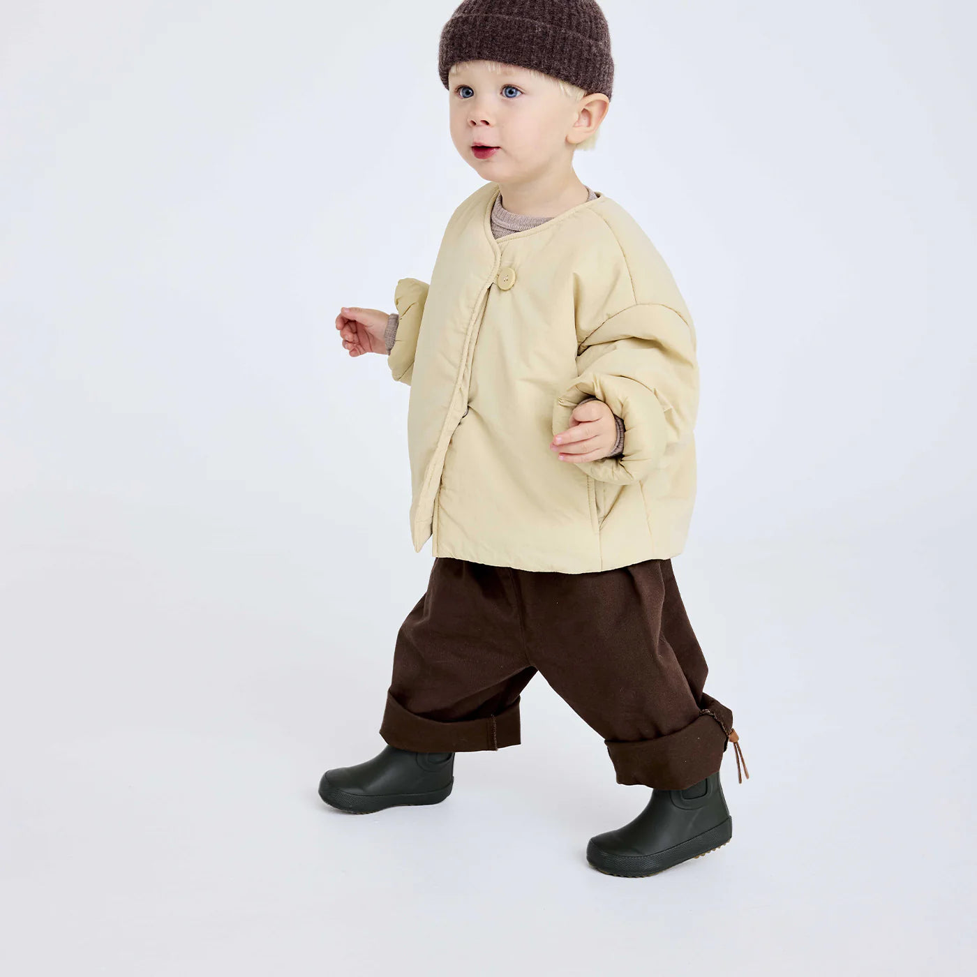 Short Rubber Boot | Olive