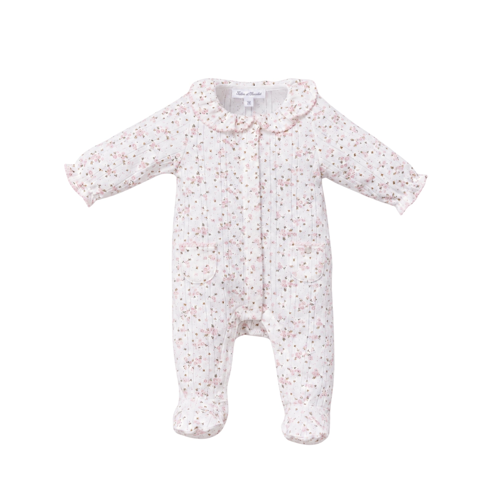Floral Print Romper | Ecru