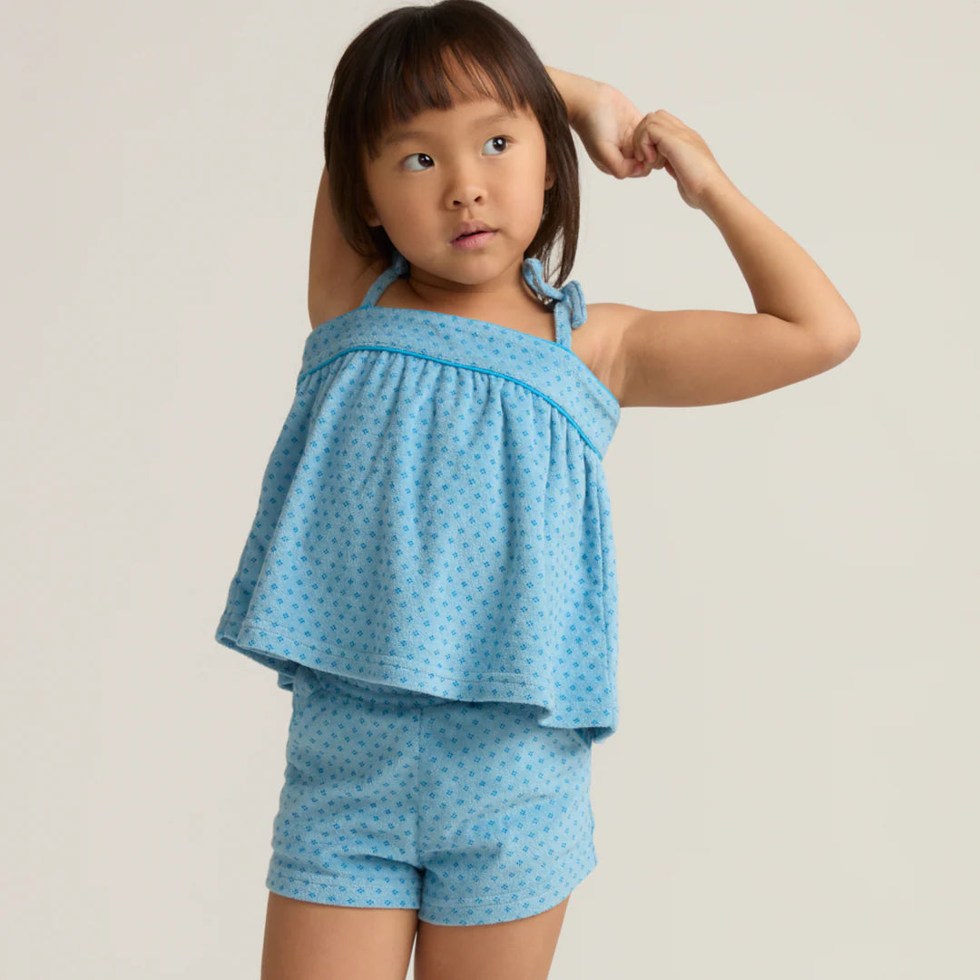 Tie Top And Short Set | Le Marin Dot