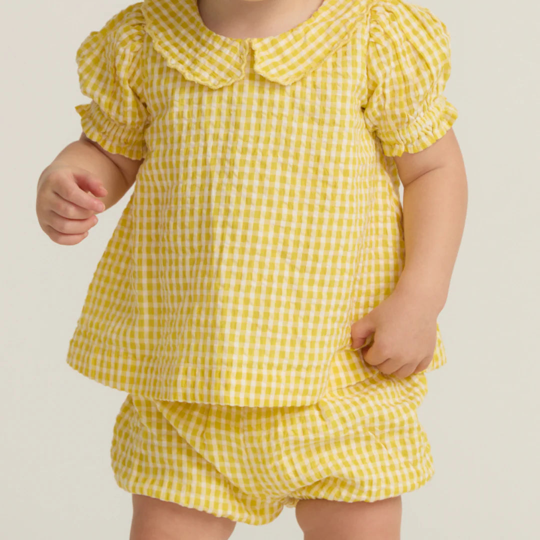 Top And Bloomer Set | Soleil Gingham
