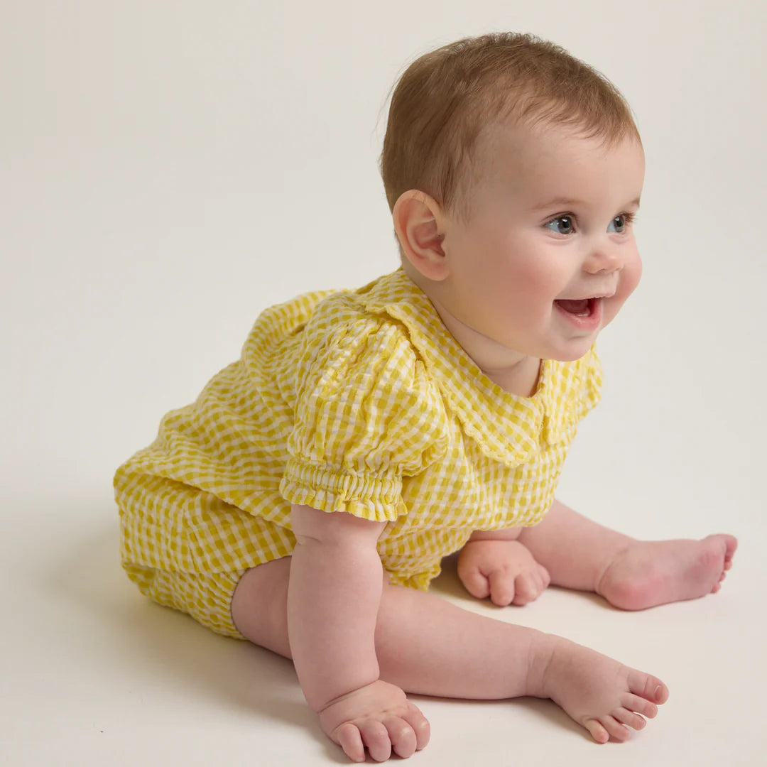 Top And Bloomer Set | Soleil Gingham