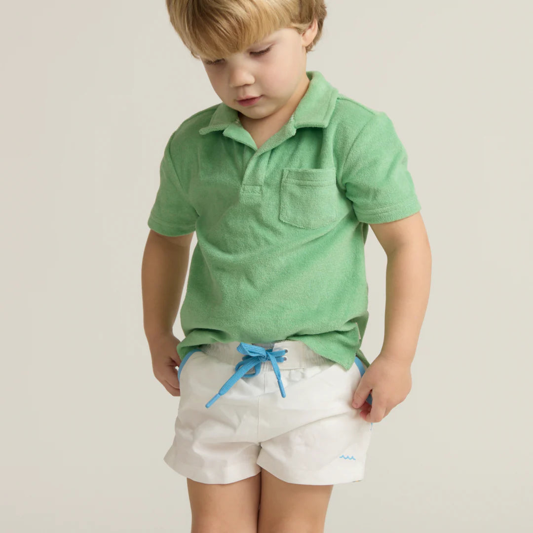 French Terry Polo | Gustavia Green