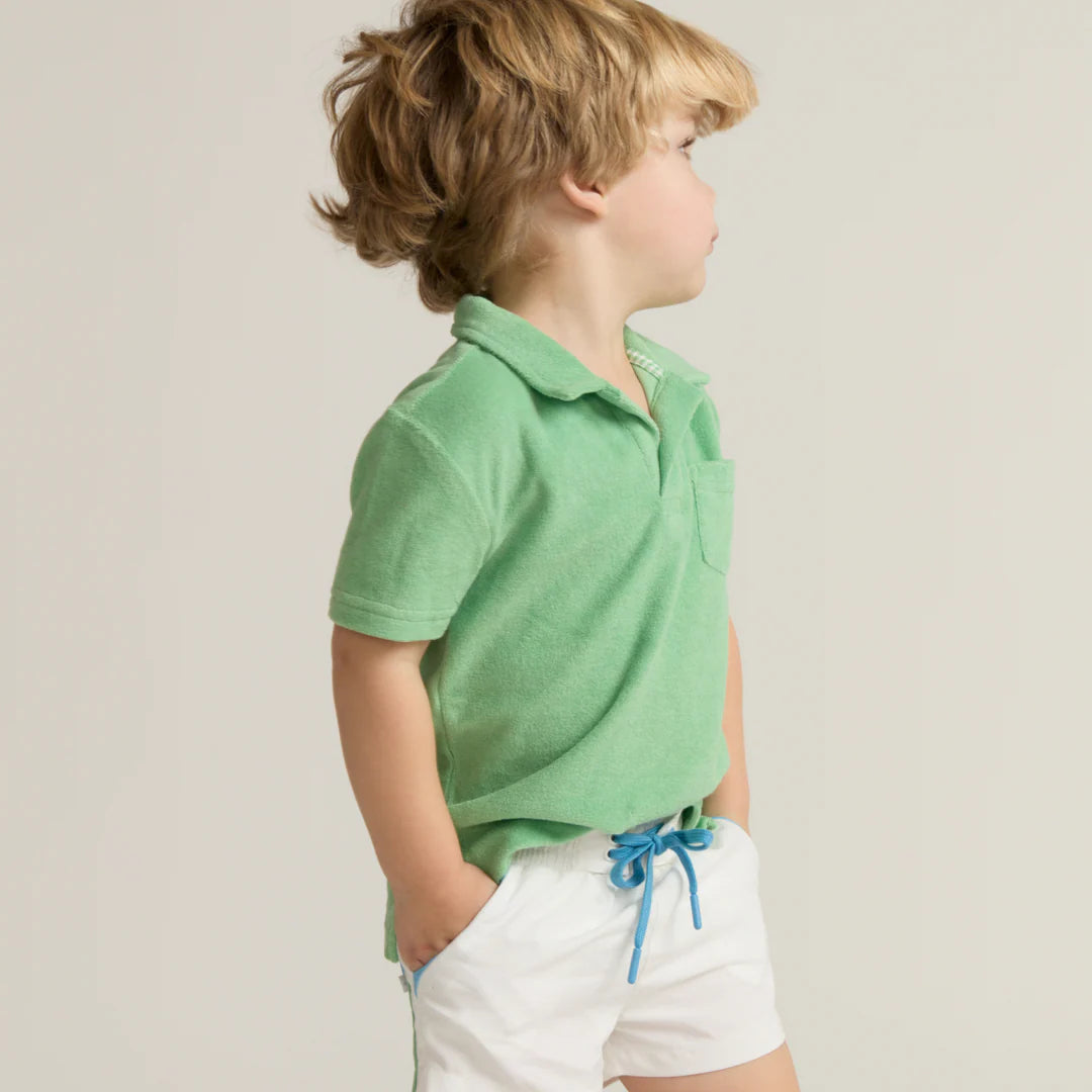 French Terry Polo | Gustavia Green