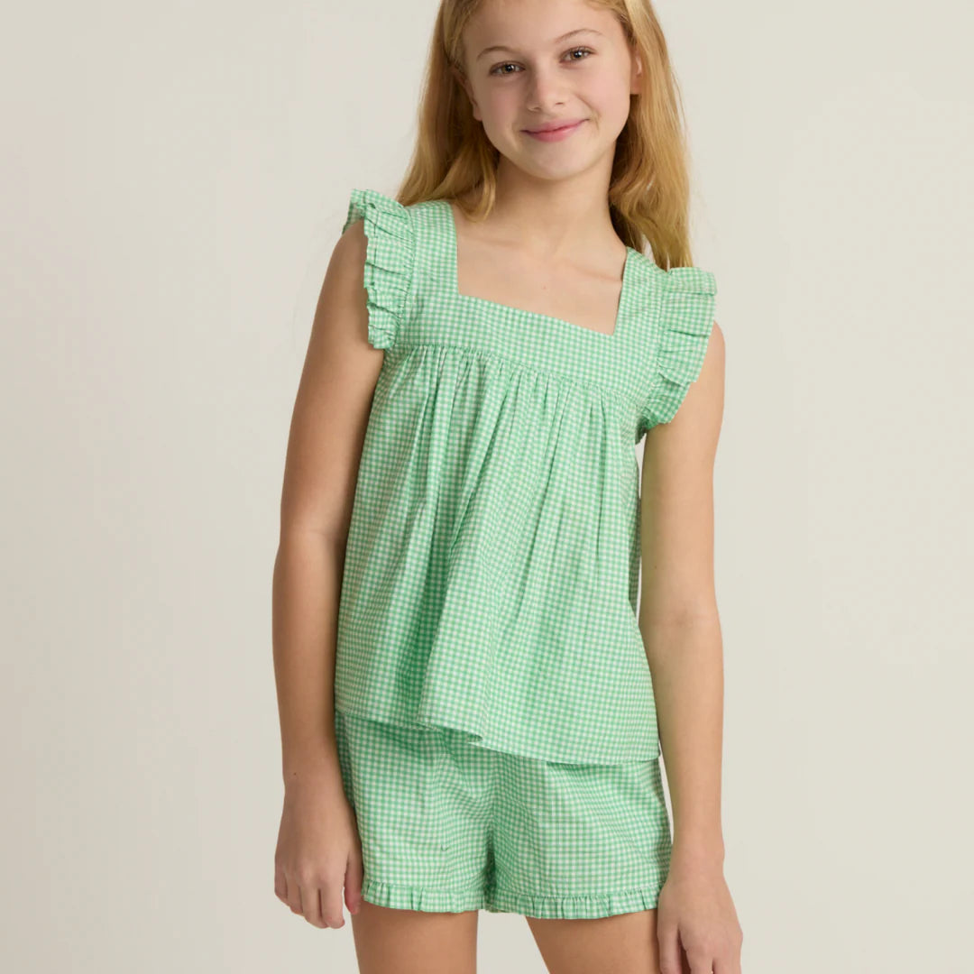 Ruffle Set | Gustavia Gingham