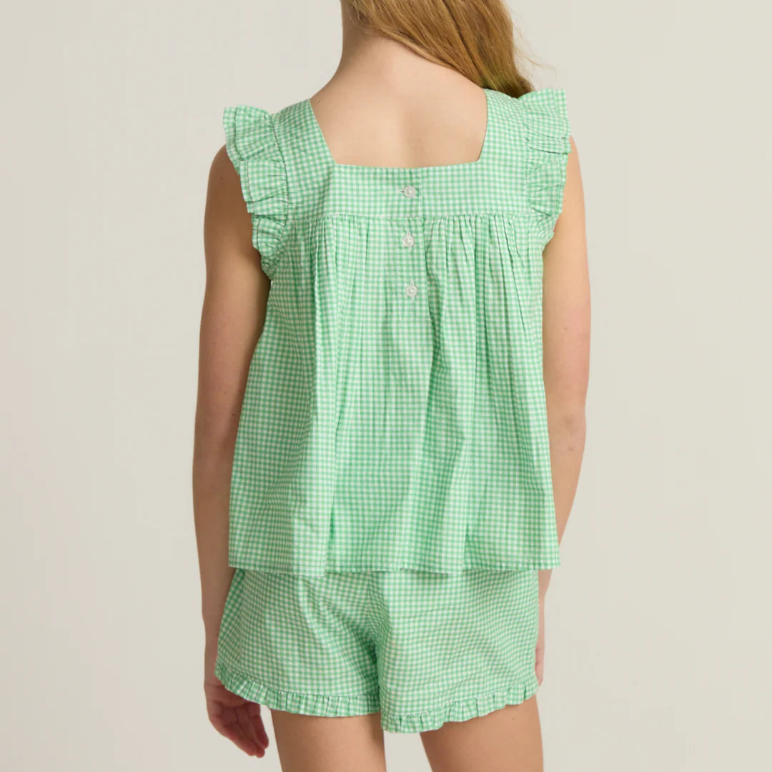Ruffle Set | Gustavia Gingham