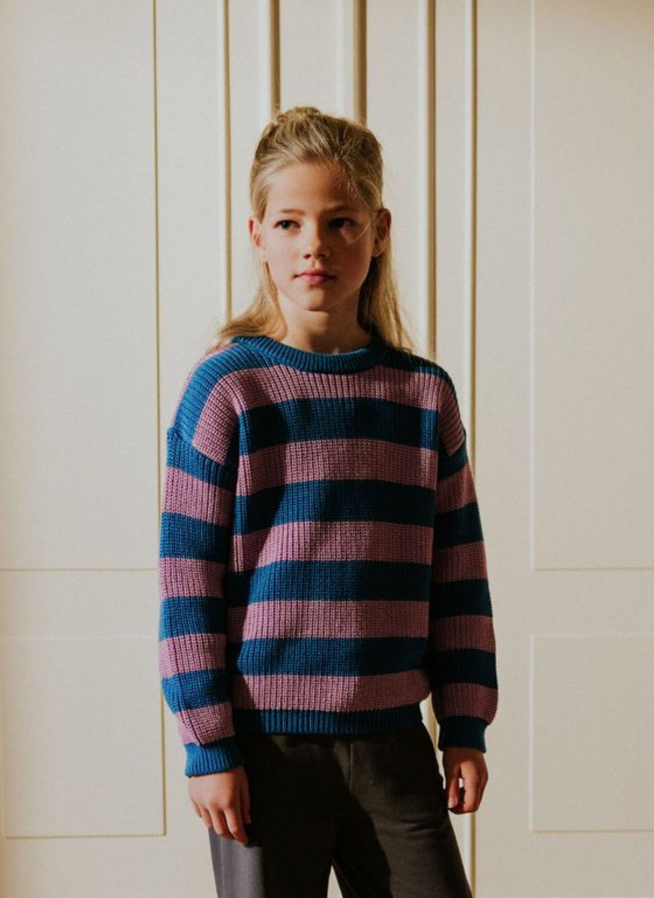 Striped Knitted Sweater | Cotton Candy