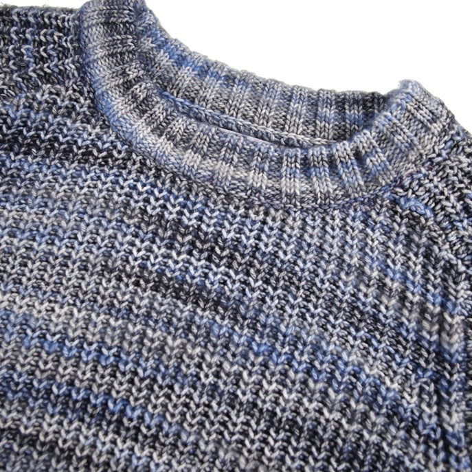 Bosse Sweater | Space Dye Blue