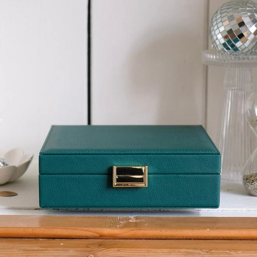 Anne Leather Jewelry Box | Green