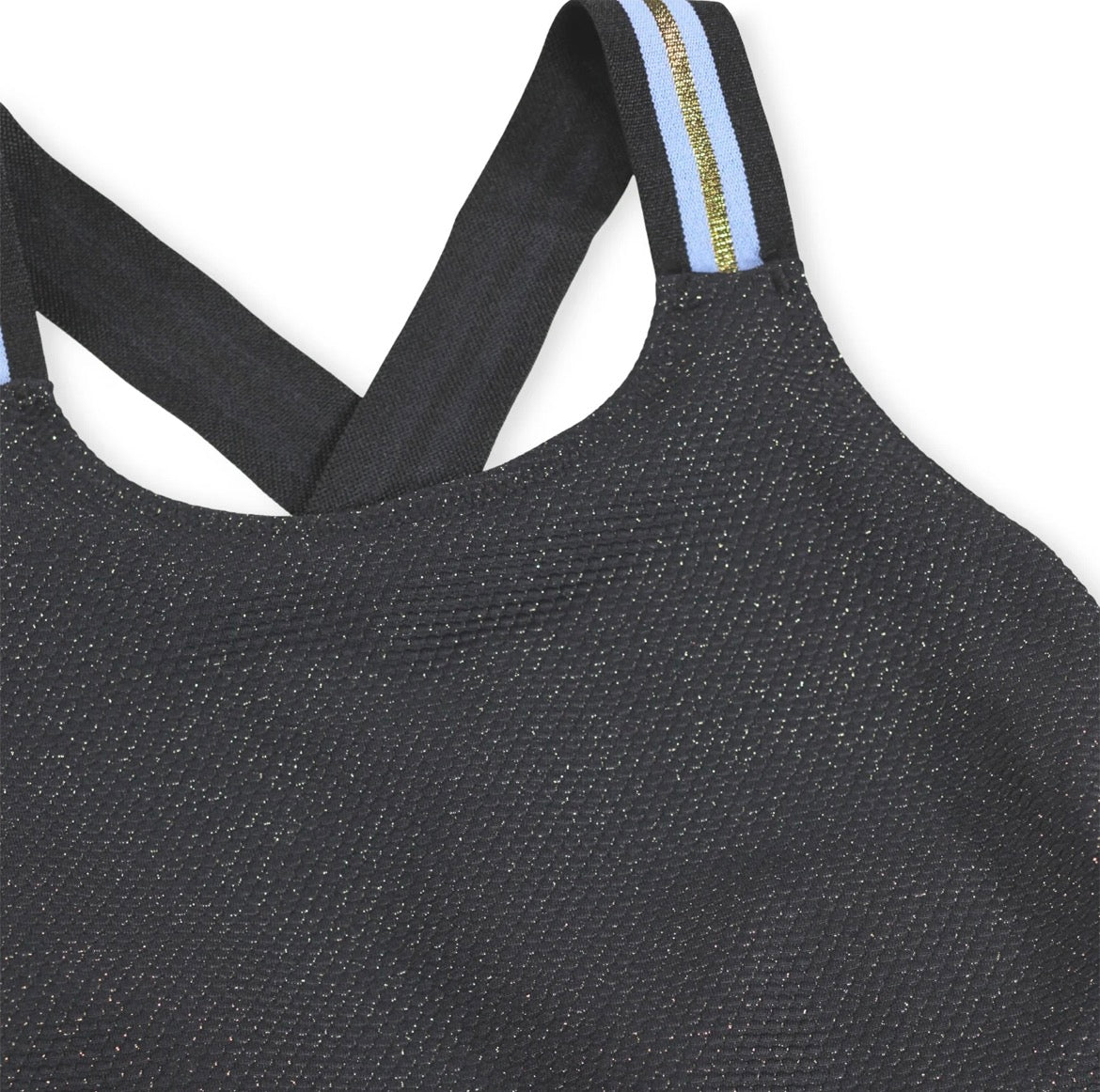 Neve Swimsuit | Black Glitter