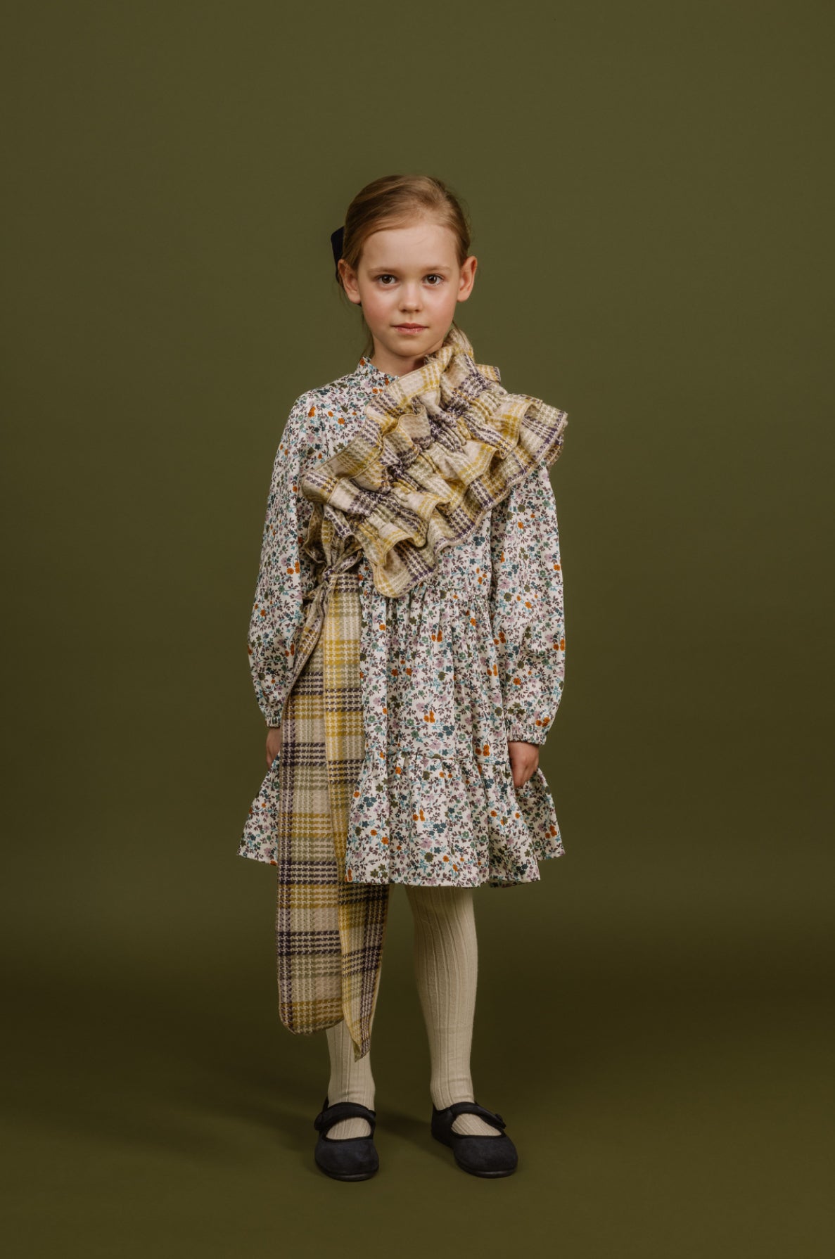 Fiorella Corduroy Dress | White