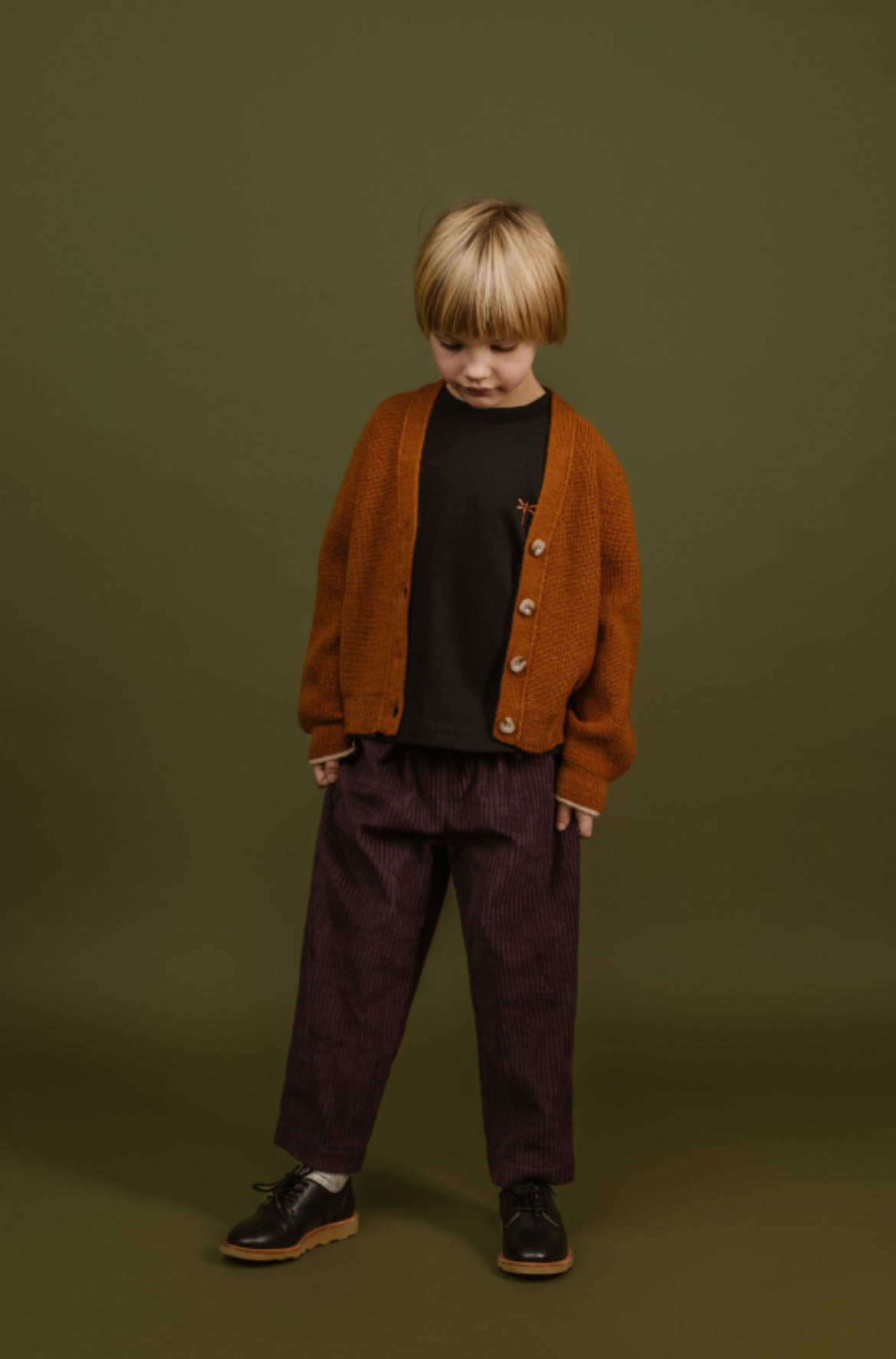 Matteo Corduroy Pants | Aubergine