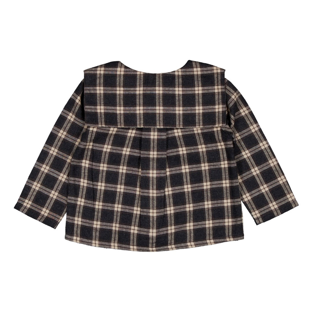 Chemise Lorette | Grey Tartan