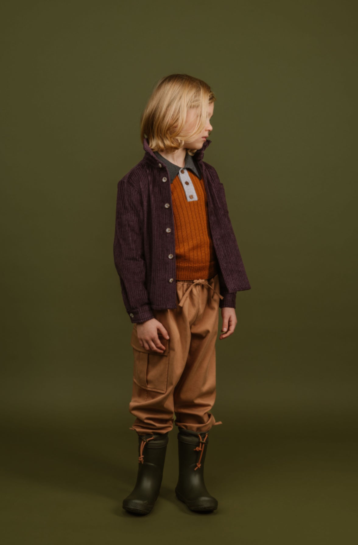 Seamless Polo Shirt | Brown