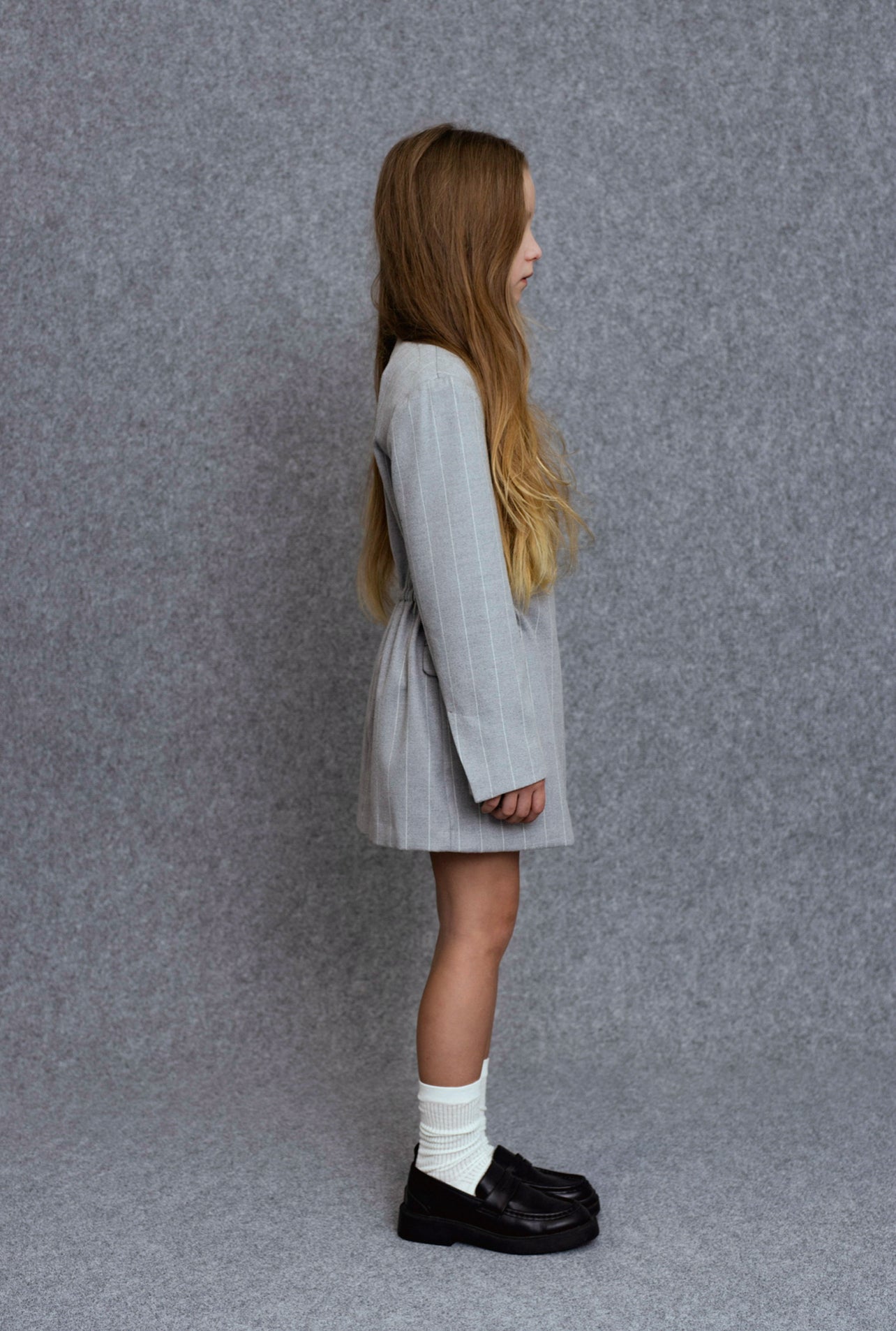 Arno Dress | Grey Stripes
