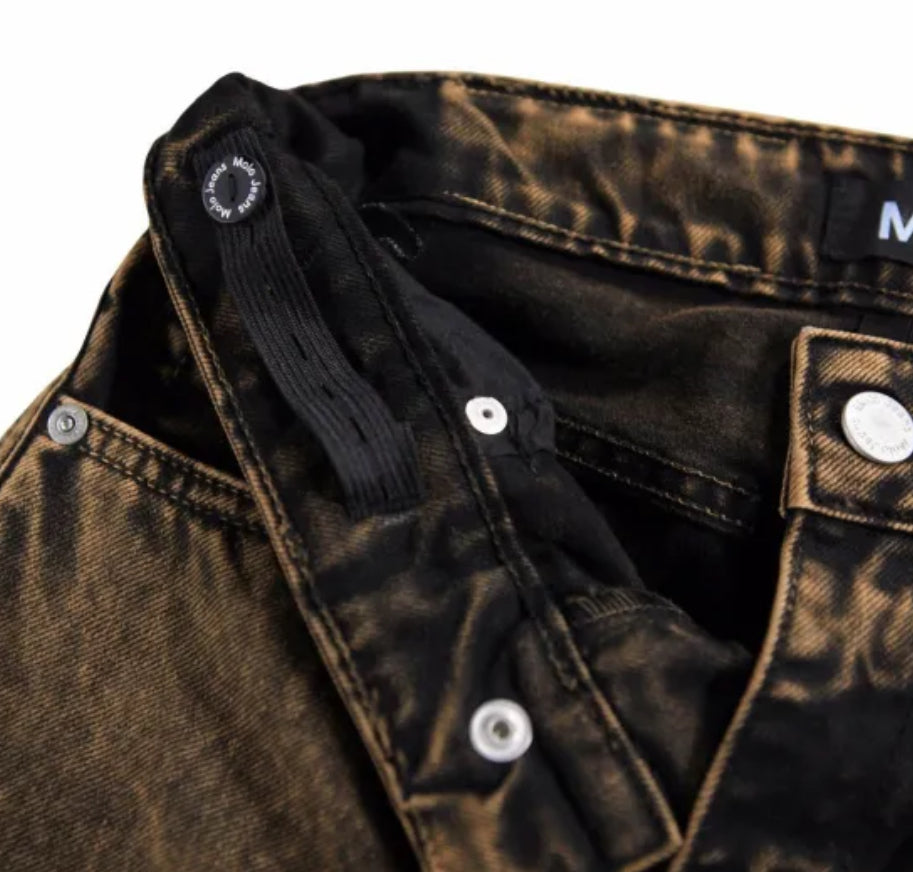 Aiden Denim Pants | Fawn Overdye