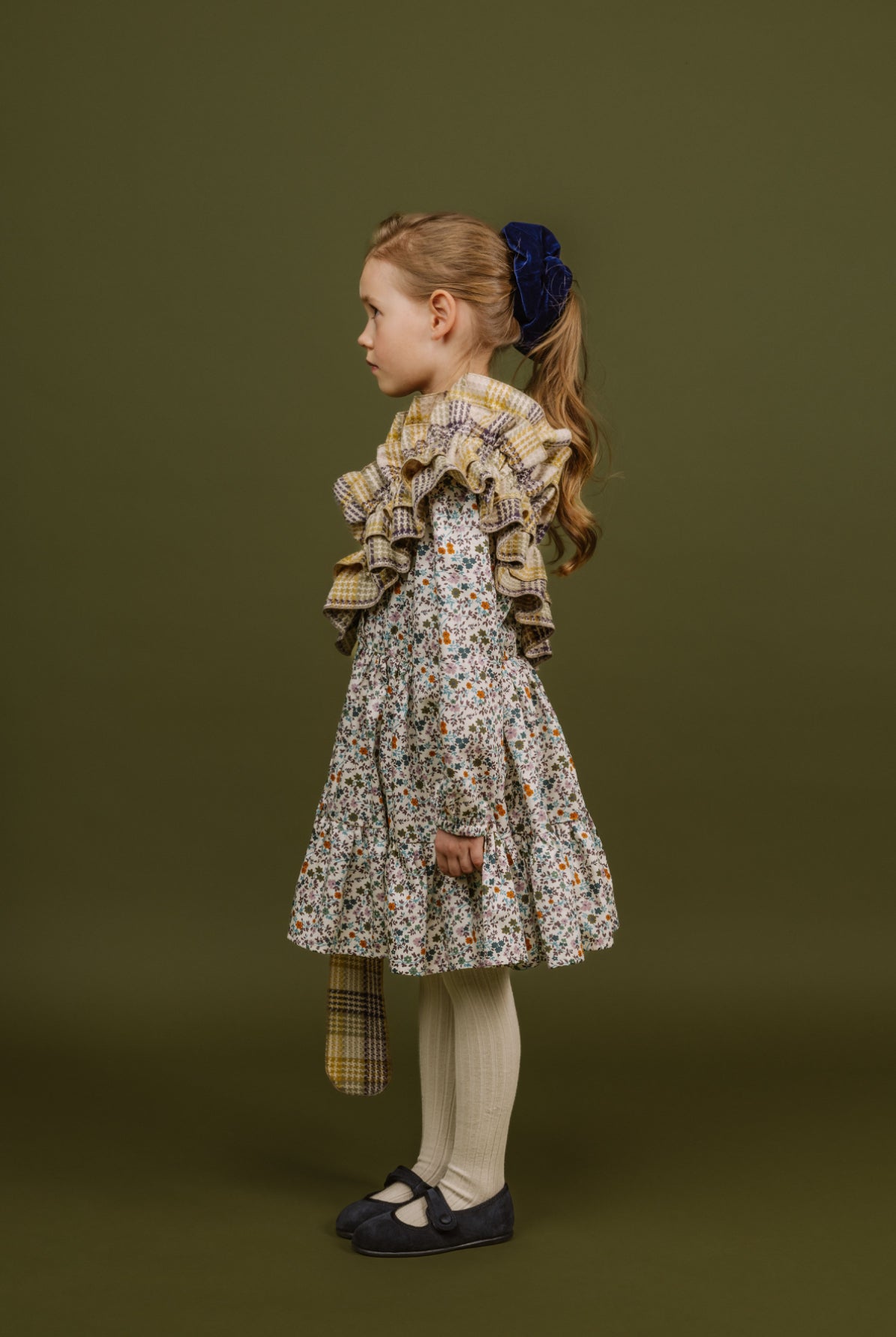 Fiorella Corduroy Dress | White