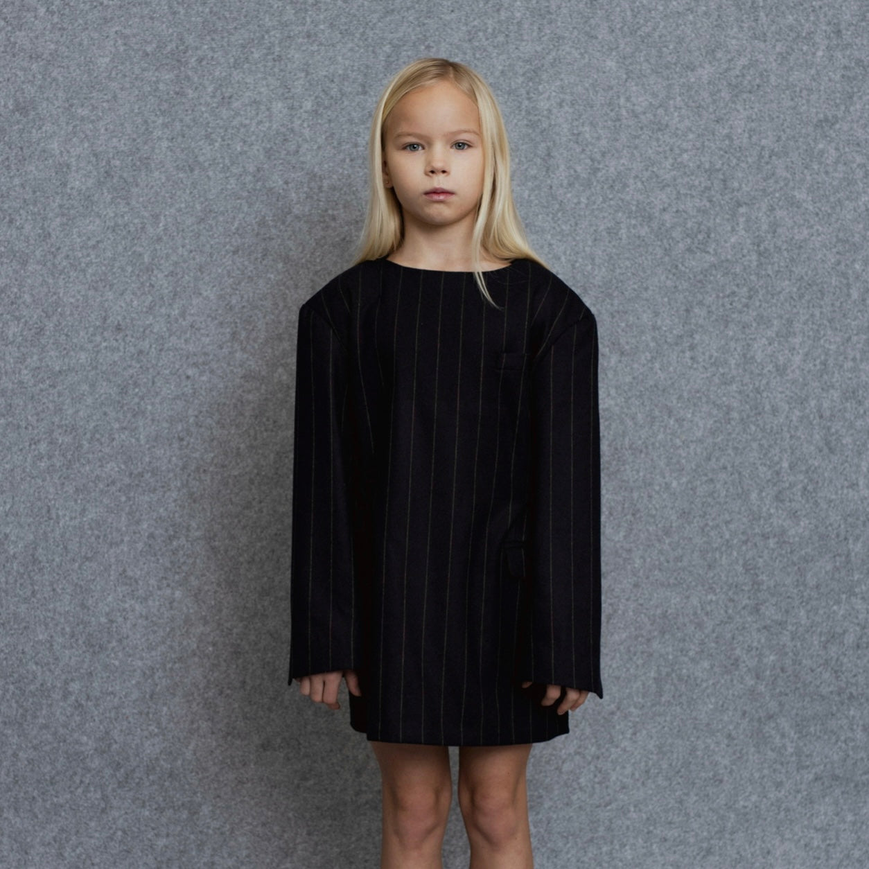 Pola Dress | Navy Stripes