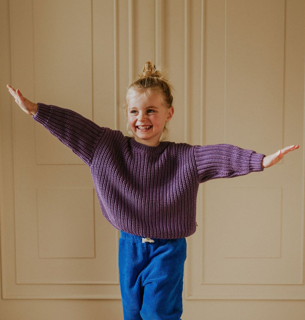 Chunky Knitted Sweater | Amethyst