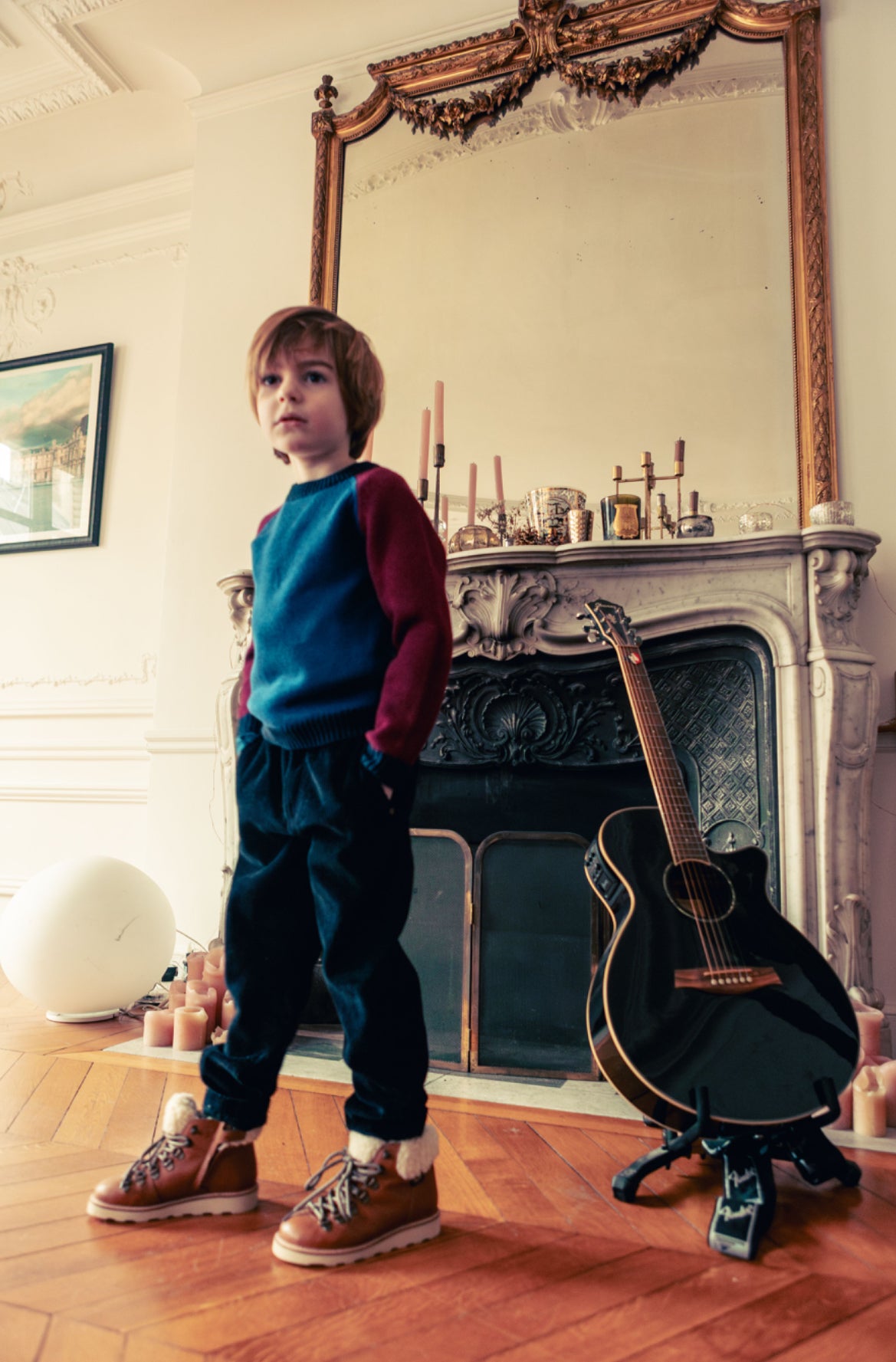 Rupert Pull | Navy/Burgandy