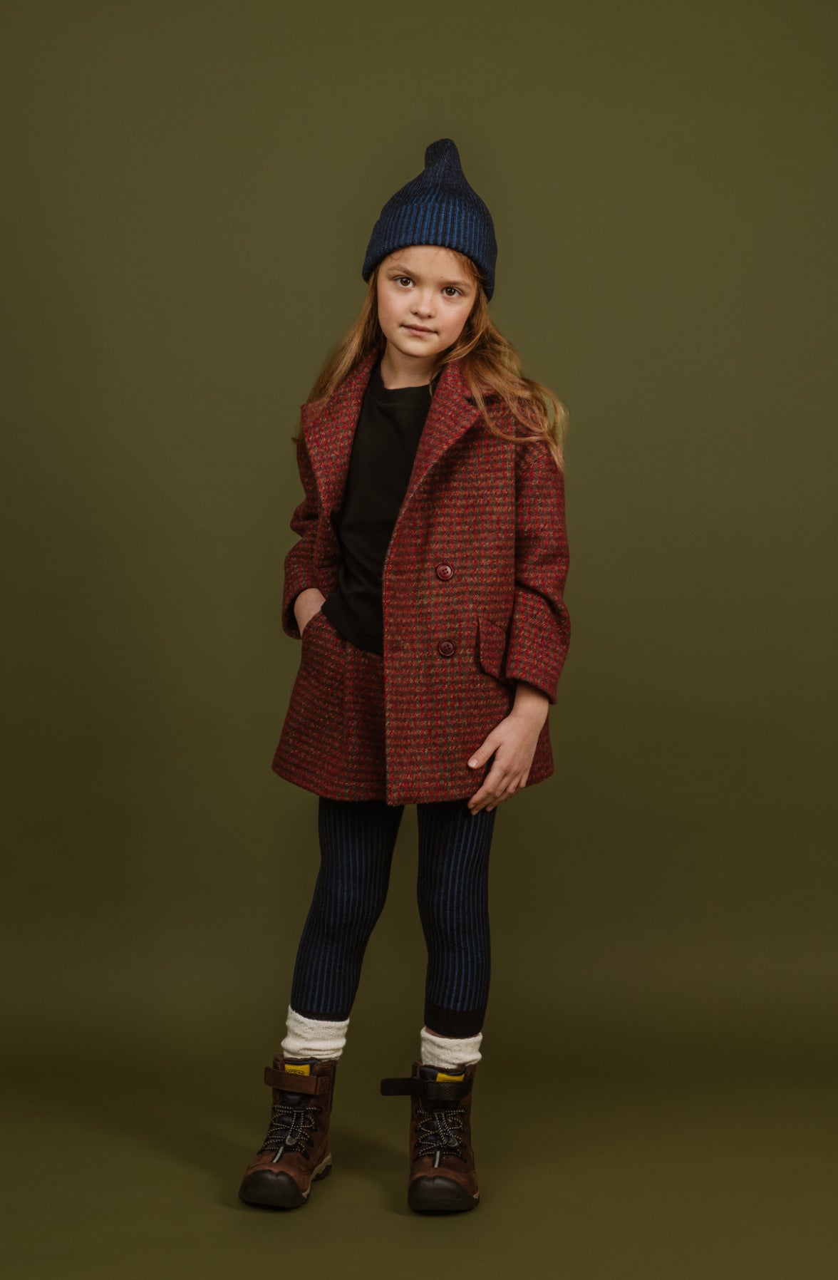 Odette Oversized Coat | Red