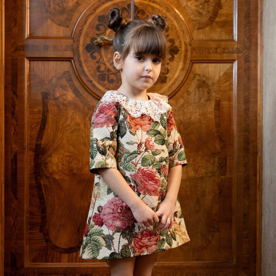 Albina Dress | White Floral