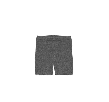 Rib Shorts Set | Dark Grey