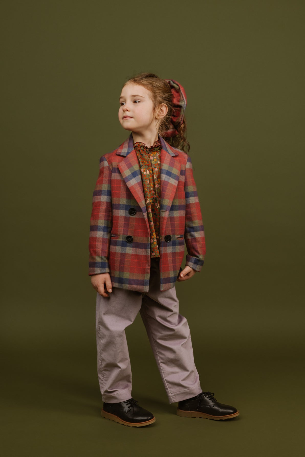 Marisa Double Breasted Jacket | Red