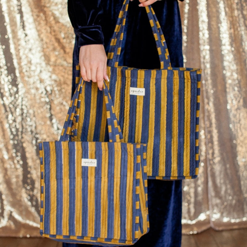 Karan Bag Bombay | Blackberry Stripes