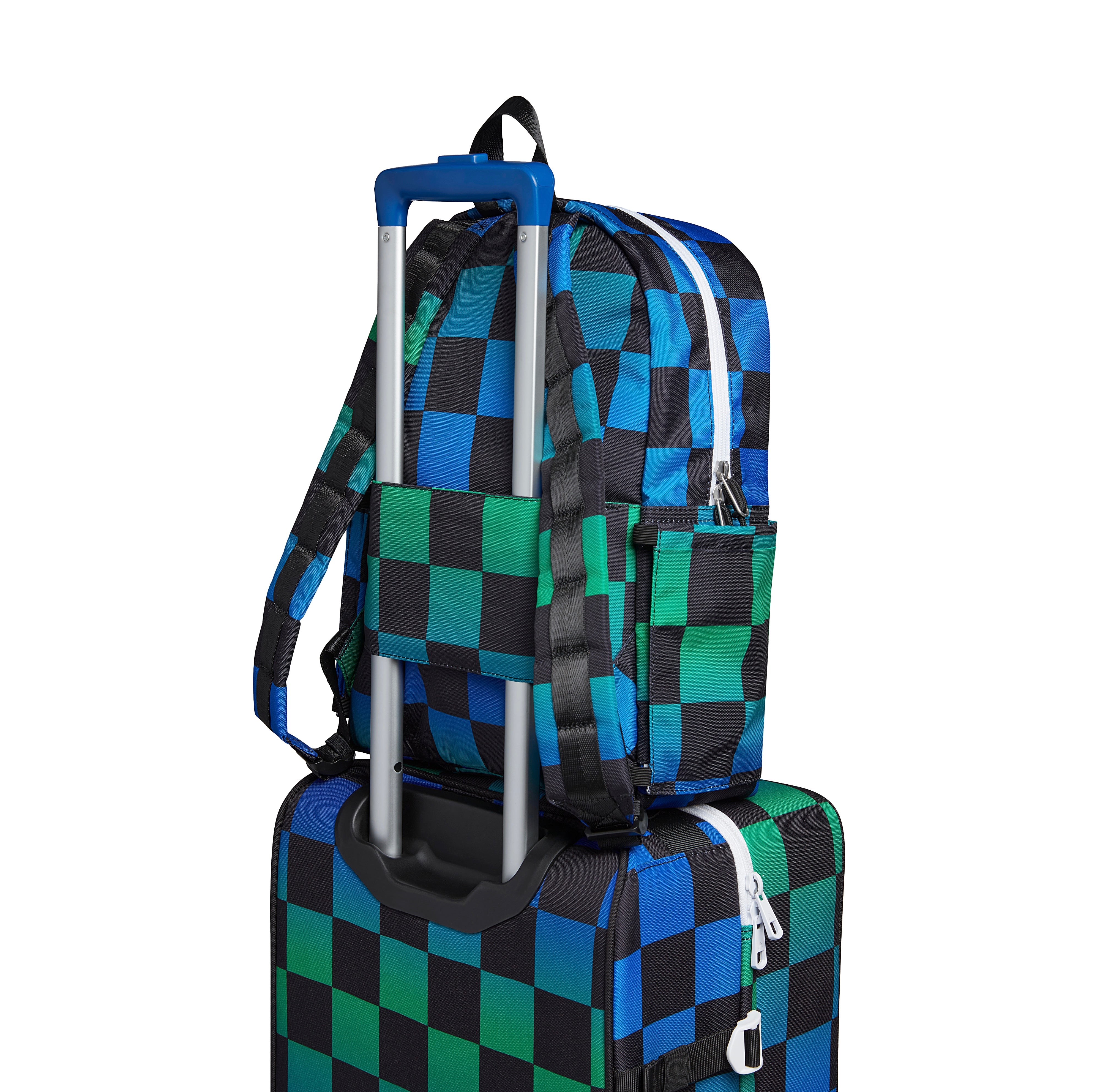 Kane Backpack | Blue Checkerboard