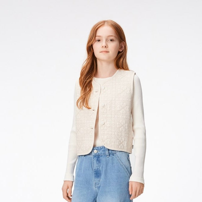 Heather Vest | Sea Shell