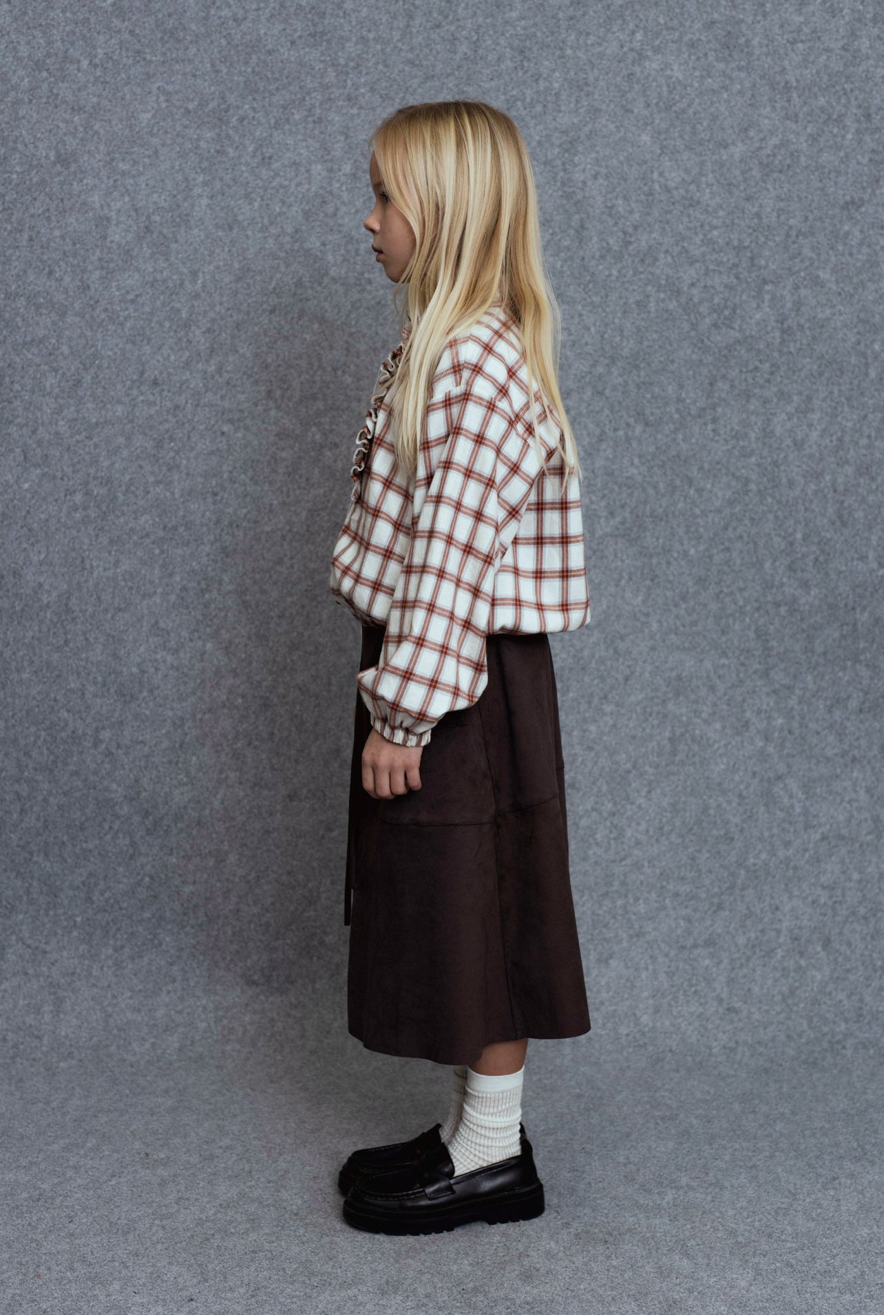 Anano Skirt | Coffee Leather