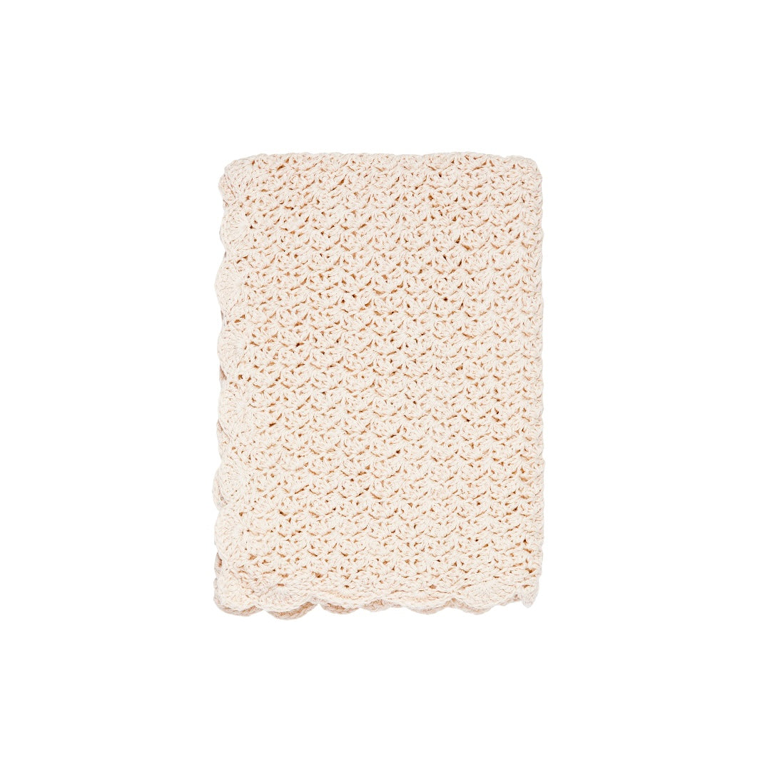 Cotton Heirloom Blanket | Beige