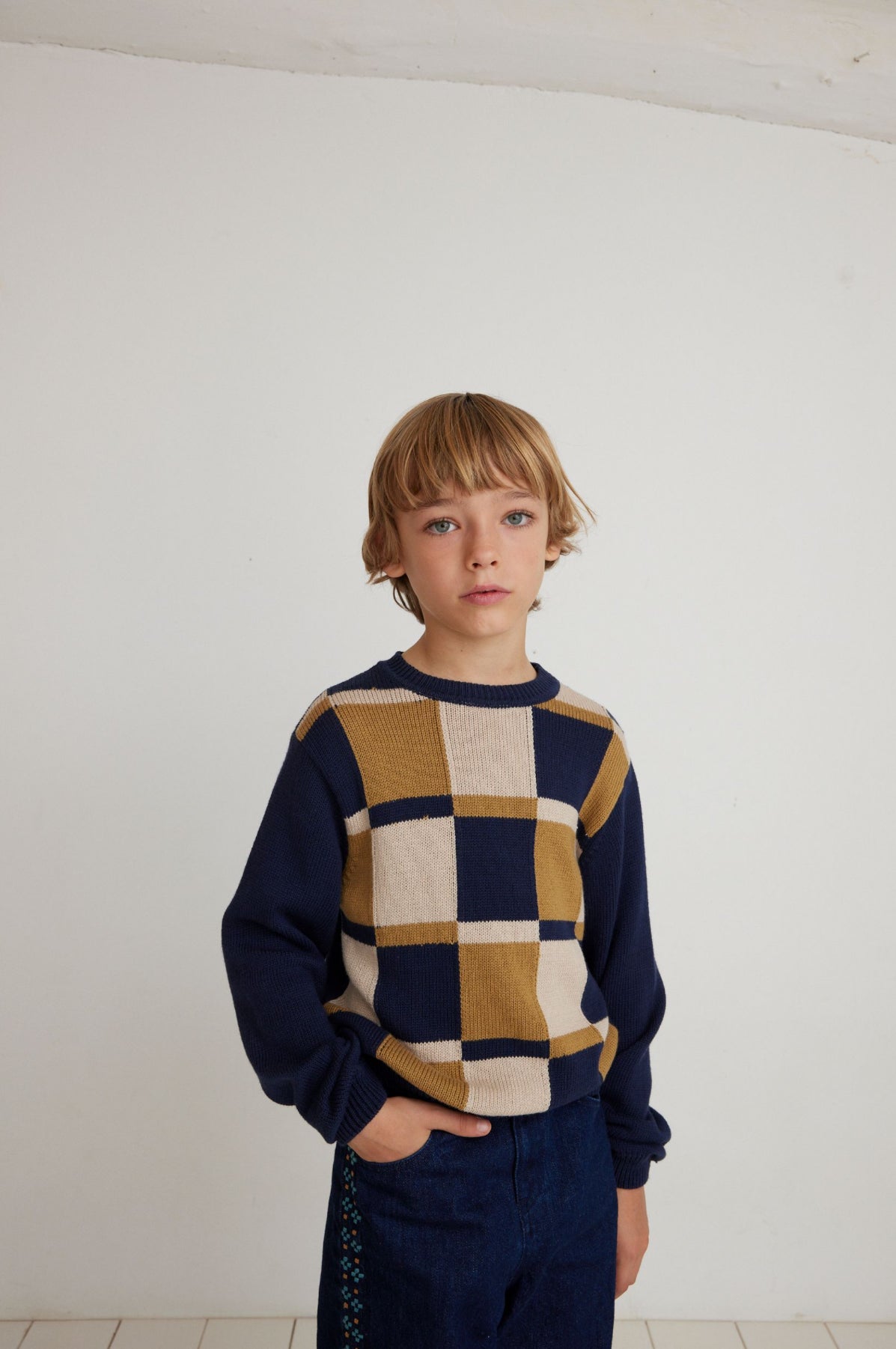 Silas Sweater | Patchwork Knit