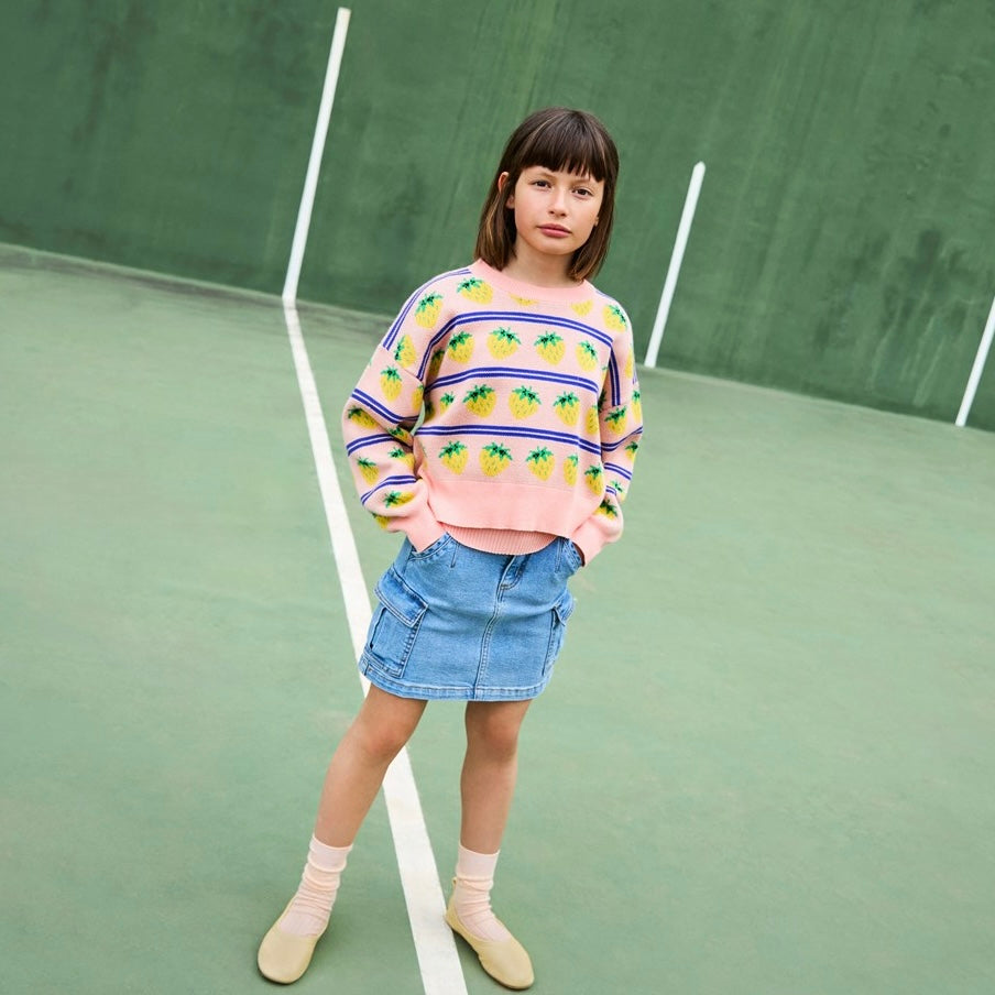 Belli Skirt | Distressed Washed