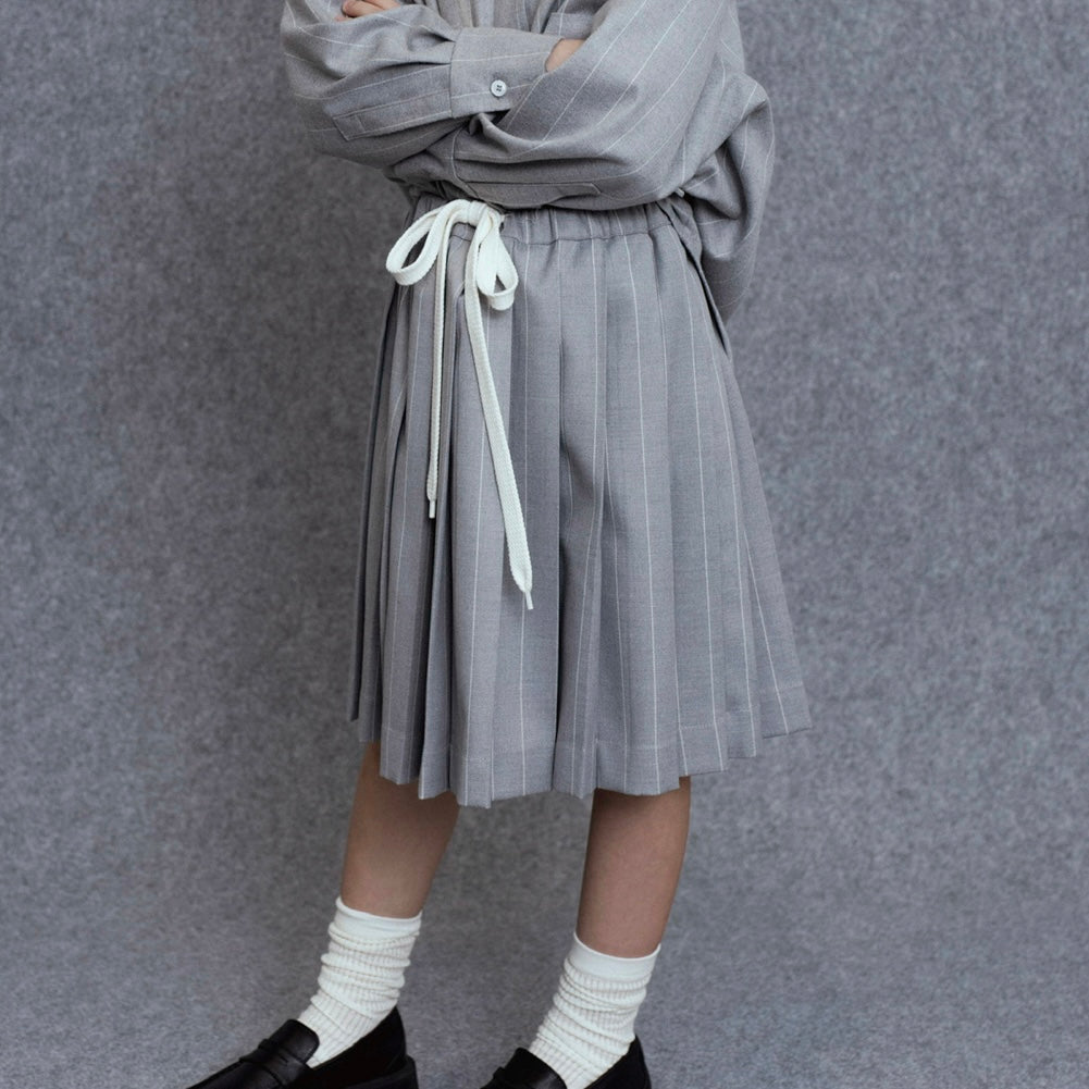 Ara Skirt | Grey Stripes