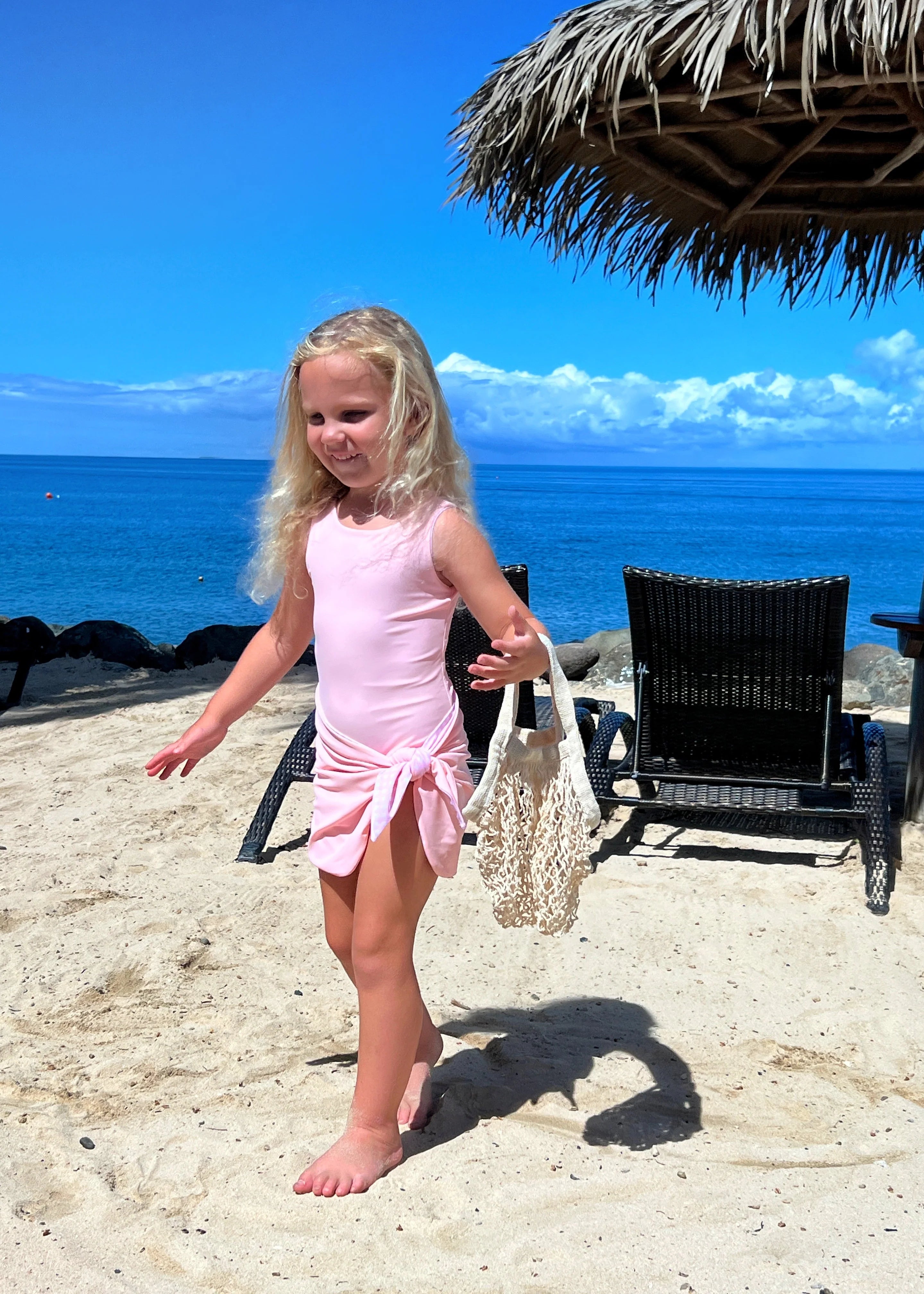 Gigi Reversible swimsuit + Sarong Set