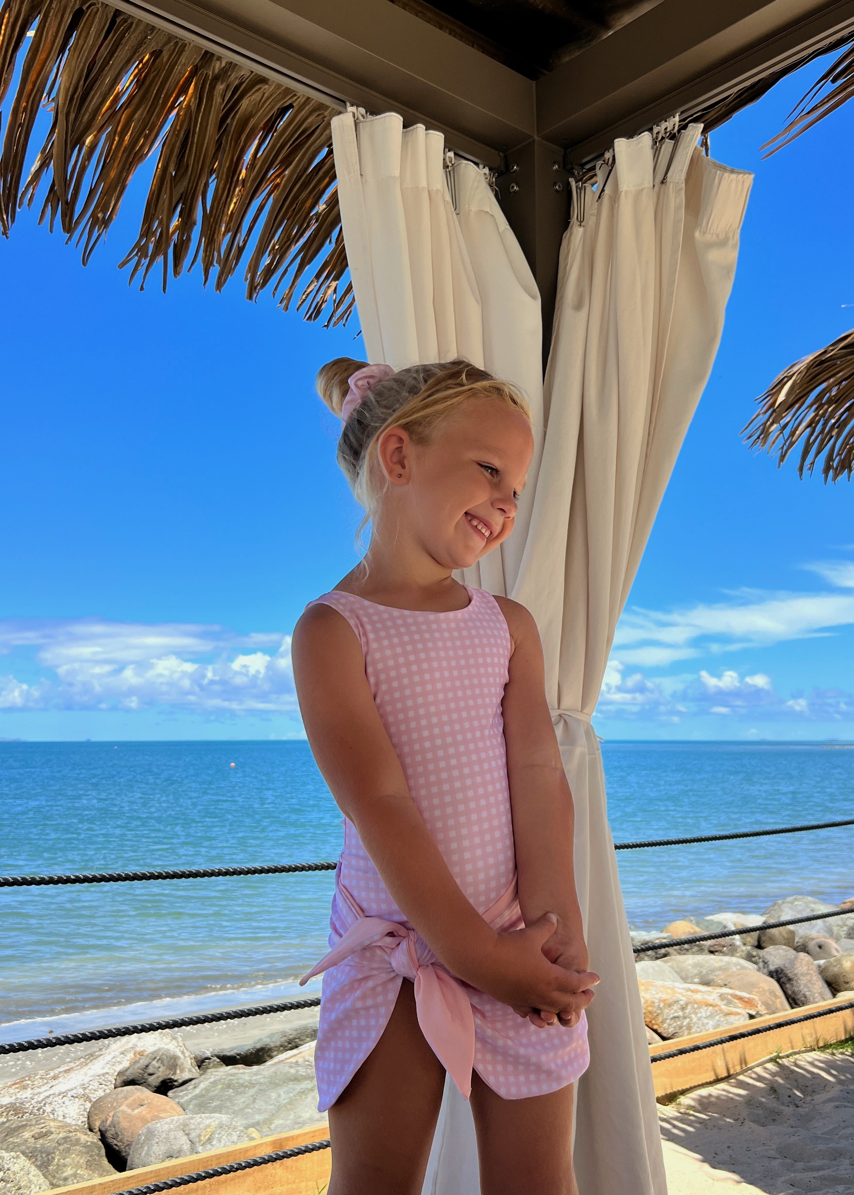 Gigi Reversible swimsuit + Sarong Set