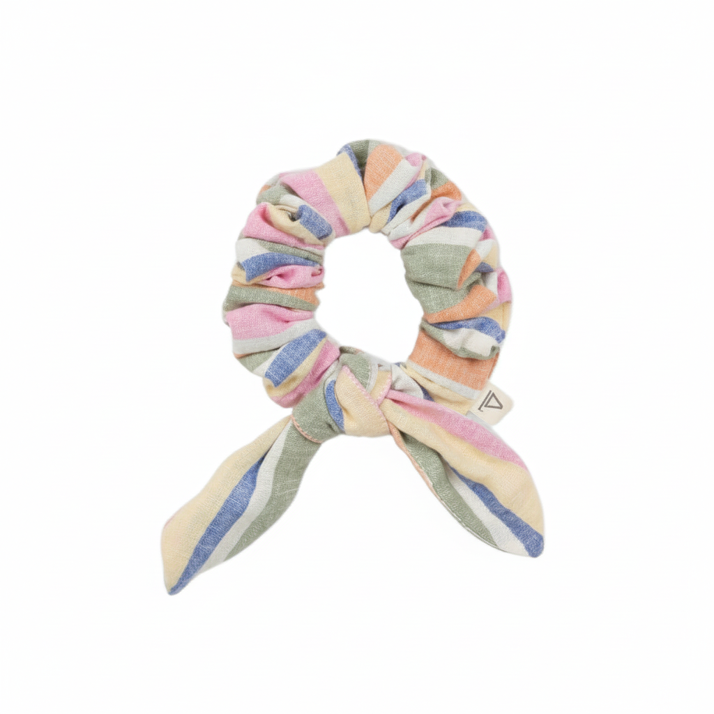 Bayadere Striped Scrunchie