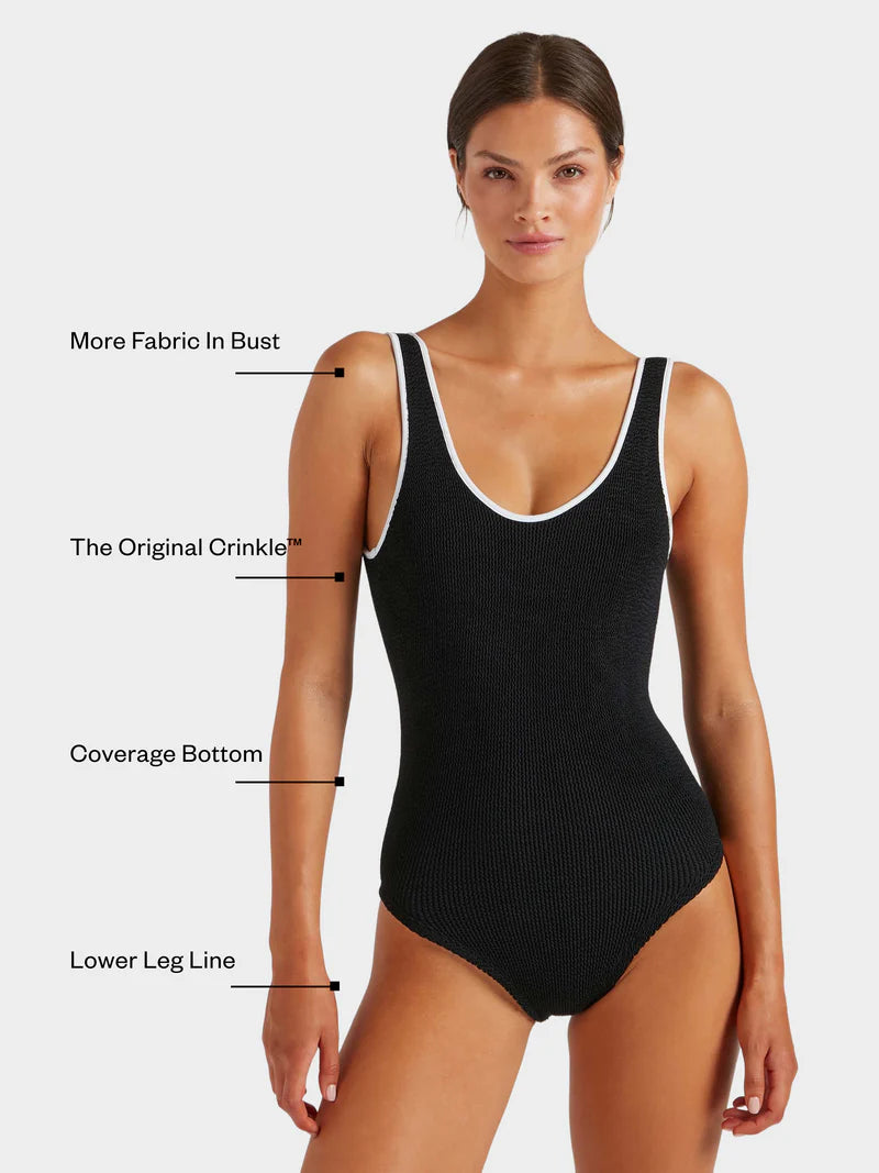 Womens Coverage Faye Swim | Black