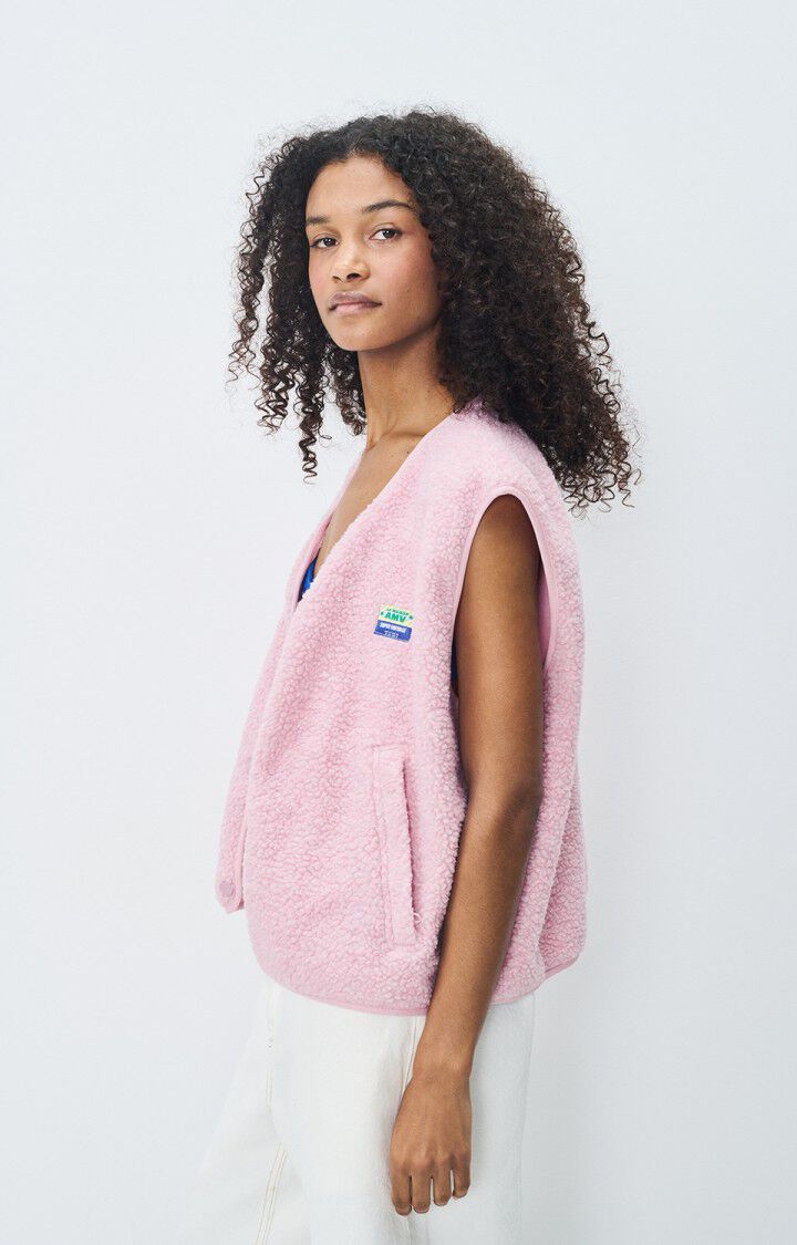 Womens Hoktown Sleeveless Jacket | Sugared Almond Melange