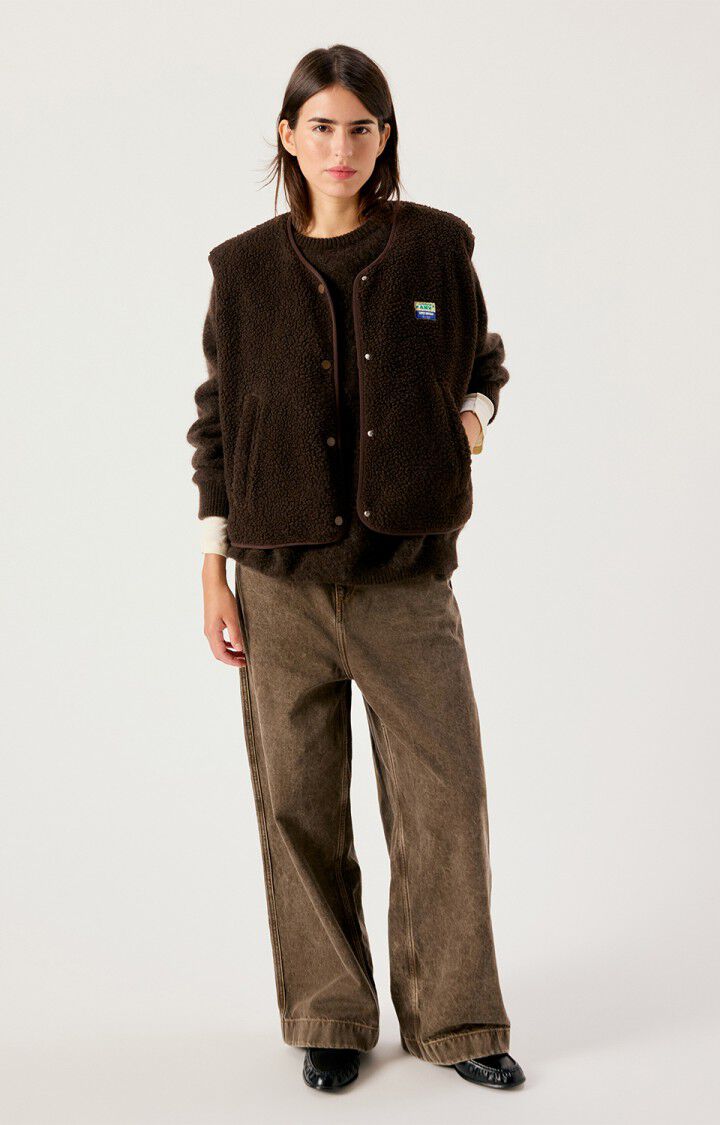 Womens Hoktown Sleeveless Jacket | Chesnut Tree Melange