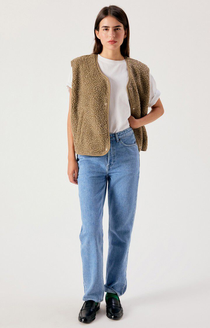 Womens Hoktown Sleeveless Jacket | Nutmeg Melange