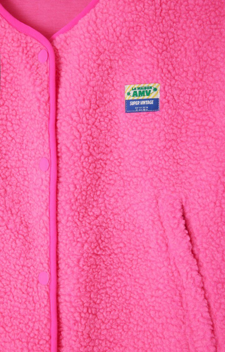Womens Hoktown Sleeveless Jacket | Acid Pink Melange