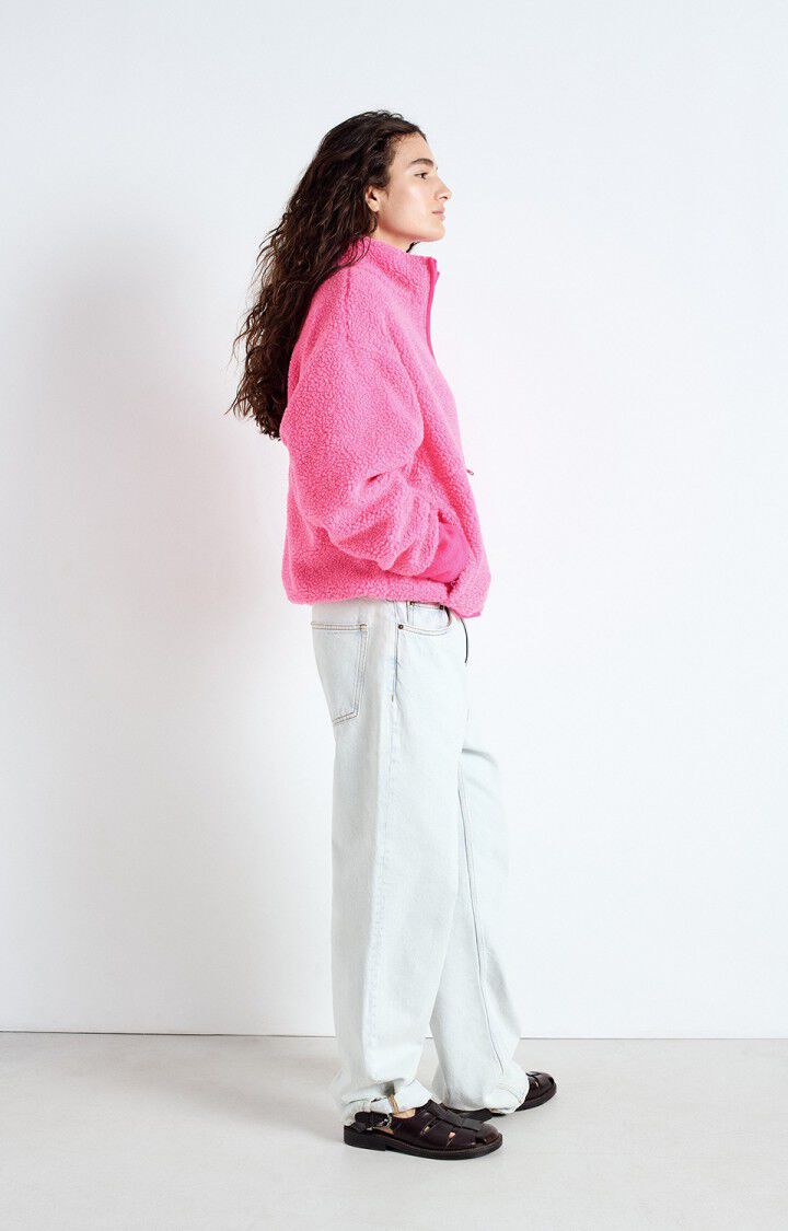 Womens Hoktown Jacket | Acid Pink Melange