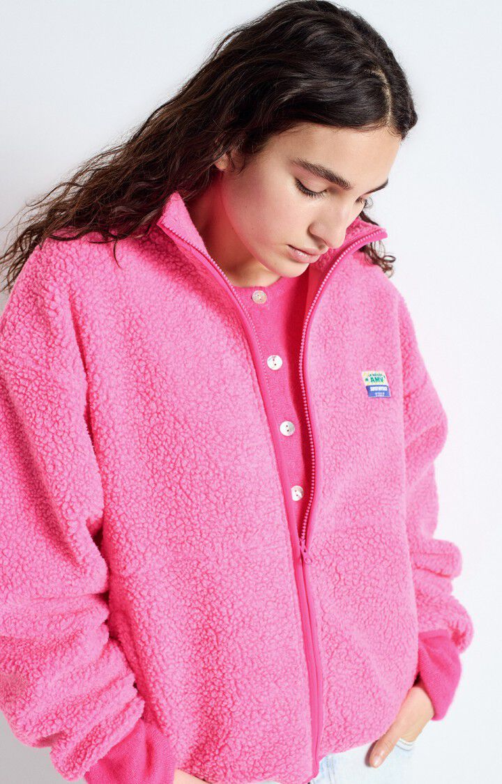 Womens Hoktown Jacket | Acid Pink Melange