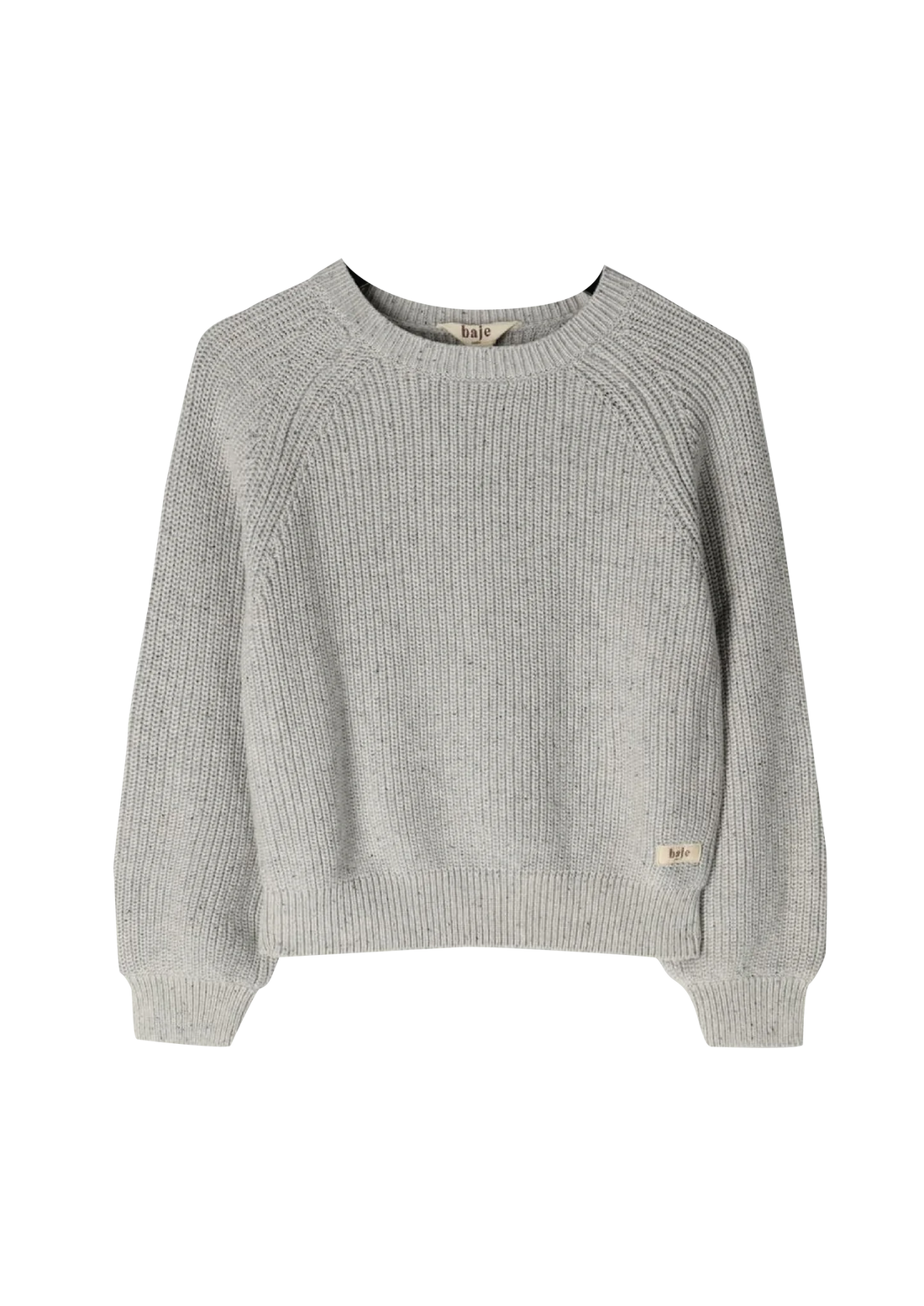 Harrow Sweater | Grey Melange Neppy